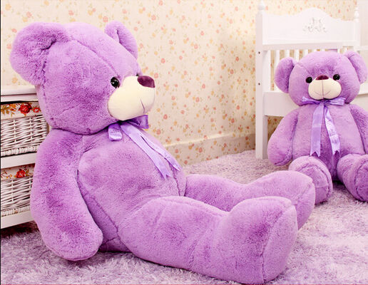Fashion Purple Large Teddy Bear Jumbo Stuffed Animal Toys Big Size