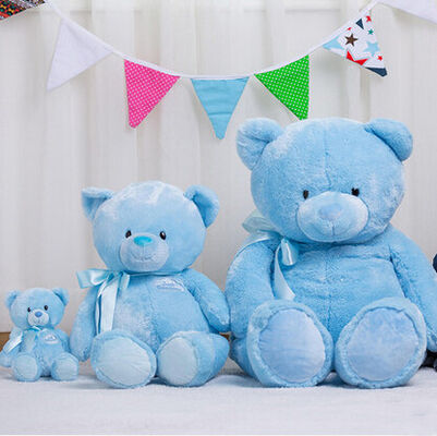 Lovely 12 Inch Blue Teddy Bear Stuffed Soft Plush Toys For Promotion Gifts