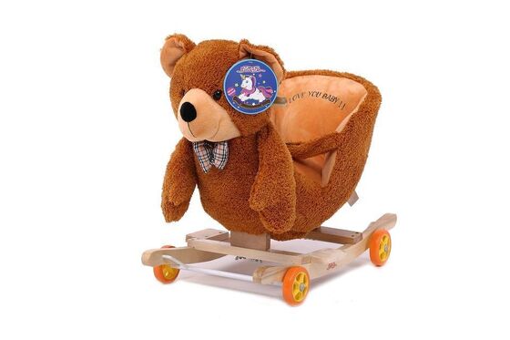 Lovely Cute Baby Toys Teddy Bear Plush Baby Rocking Animal Chair