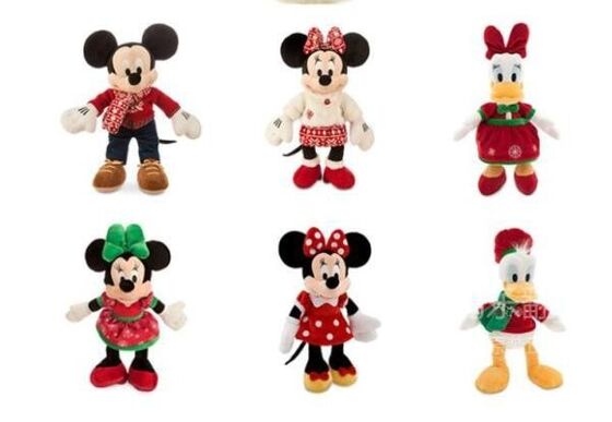 Disney Christmas Donald Duck and Daisy For Holiday Promotion