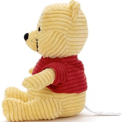 Đồ chơi nhồi bông bằng vải nhung gân Disney Winnie The Pooh dễ thương và đáng yêu, kích thước 14 inch