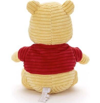 Đồ chơi nhồi bông bằng vải nhung gân Disney Winnie The Pooh dễ thương và đáng yêu, kích thước 14 inch