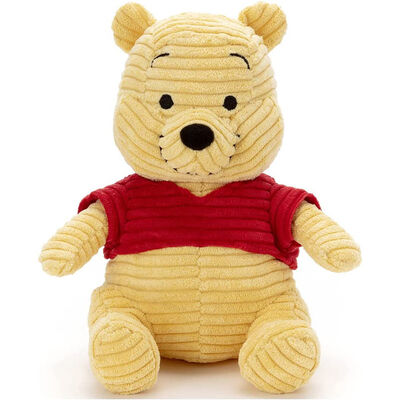 Đồ chơi nhồi bông bằng vải nhung gân Disney Winnie The Pooh dễ thương và đáng yêu, kích thước 14 inch