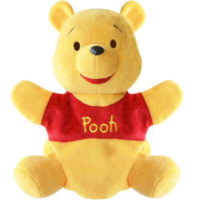 Winnie Pooh Tigger Stitch Eyore Plush Finger Puppets Yellow Pink Blue