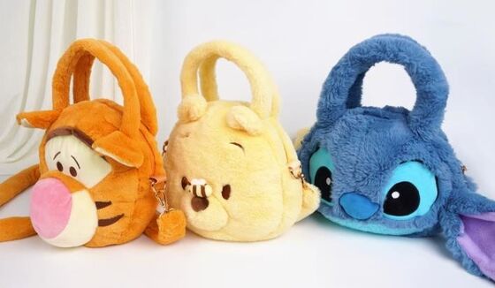 Disney Phụ nữ túi xách tay túi xách túi xách Crossbody túi xách Plush