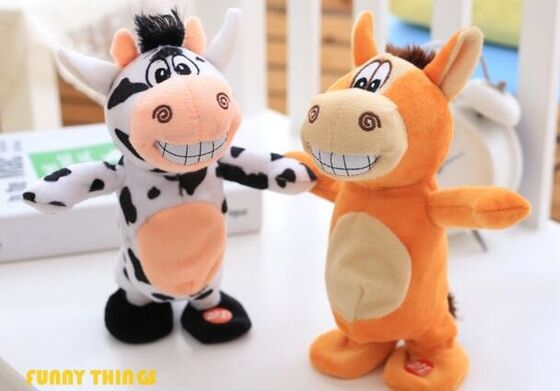 Walking and Speaking Music Educational Electronic Stuffed Toys For Babies