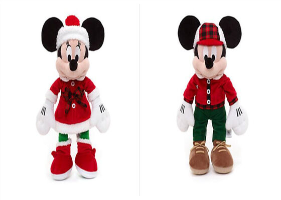 New 2017 Disney Christmas Mickey mouse And Minnie Mouse Plush Toys 18inch