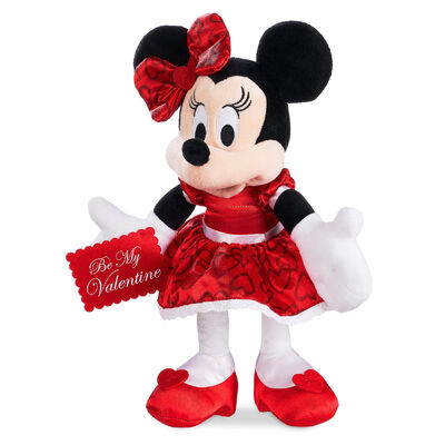 Ngày Valentine đỏ Minnie Mouse Disney đồ chơi Plush 12 inch tùy chỉnh