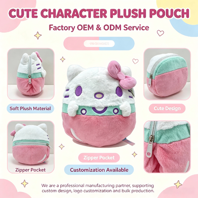 Gối nhồi bông Sanrio Sakura tùy chỉnh bán buôn cho quà tặng trẻ em và nhà sưu tập