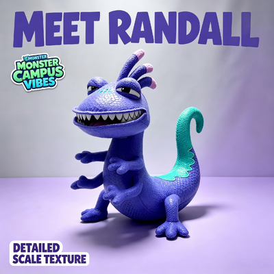 Búp bê nhồi bông Disney Randall Boggs trong phim Monsters, Inc. dành cho các thương hiệu
