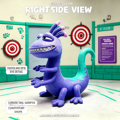 Búp bê nhồi bông Disney Randall Boggs trong phim Monsters, Inc. dành cho các thương hiệu