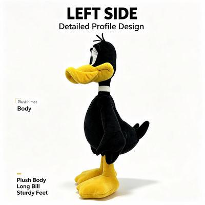 Đồ chơi nhồi bông Daffy Duck Disney Looney Tunes với 100% bông PP