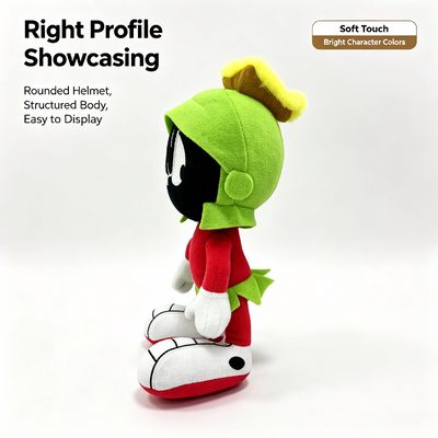 Đồ chơi nhồi bông Marvin Martian Disney Looney Tunes cho trẻ 3+ tuổi