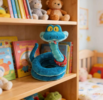 Đồ chơi nhồi bông Gary De’Snake Disney dễ thương kích thước 35*12*15cm