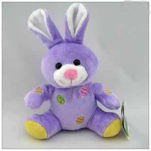 Personalized Stuffed Animals 8 inch Easter Bunny Plush Toy for Children