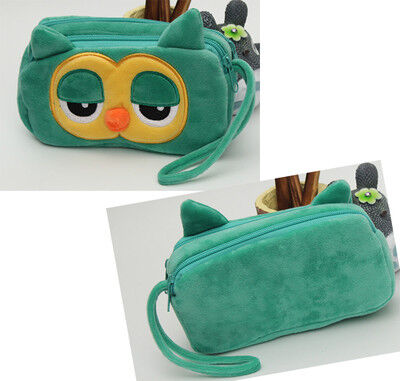 Fashion Cartoon Characters Red and Blue Plush Pencil Pouch Pencil Case For Promotion Gifts