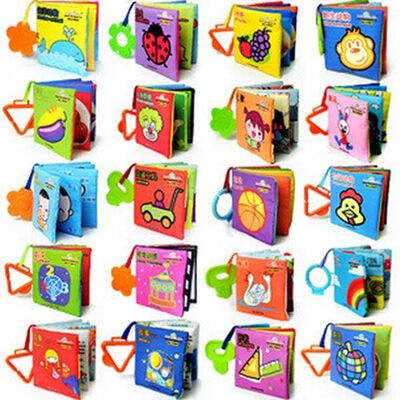 Baby Cloth Books For Baby Educational Toys with Sound Paper For Baby Early Learning