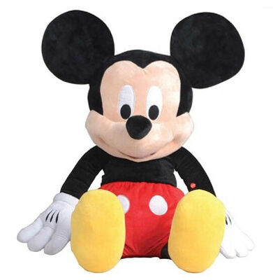 Disney Mickey Mouse Music Plush Toys , Talking Friends Toys Pink And Red