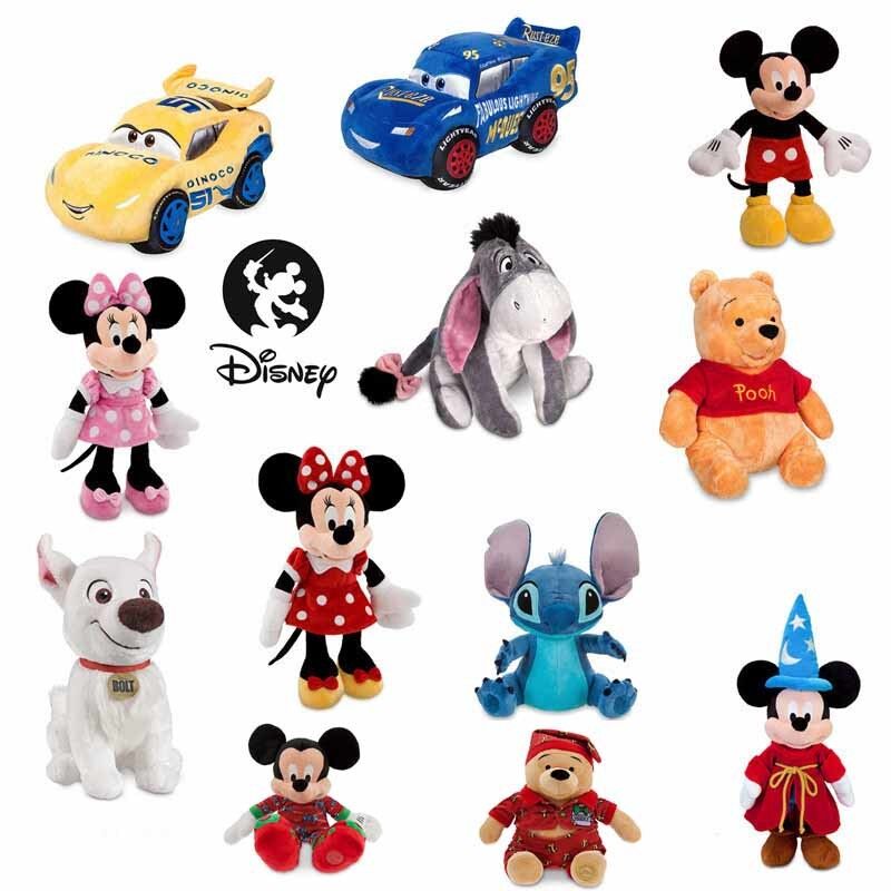 Disney Original Racing Car Plush Soft Toys and Mickey Minnie Soft toys