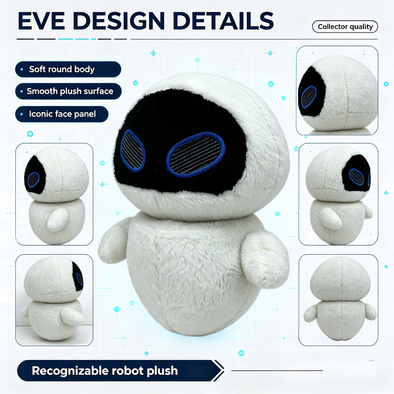 Thú nhồi bông WALL-E EVE Dễ thương của Disney Pixar