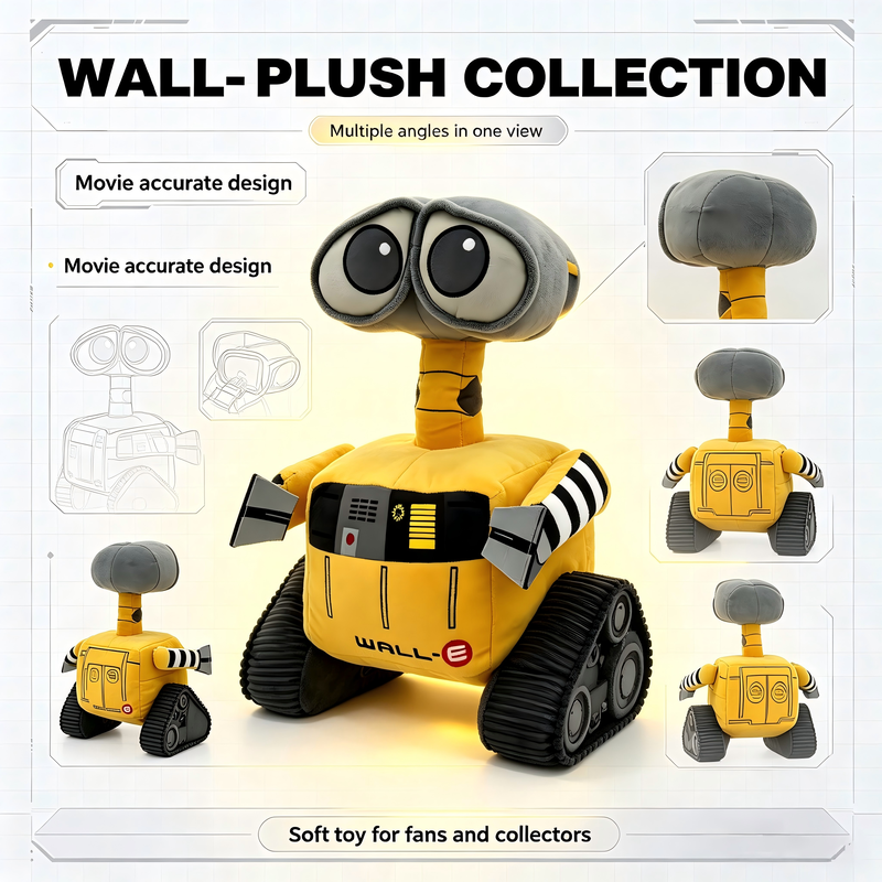 Đồ chơi Disney Disney Pixar Plush WALL-E Qa 35*15*15cm